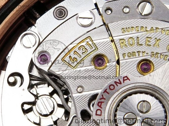 RG on Daytona 1:1 SH4131 Diamonds Edition Dial Black V5 Best 126505 QF Braclet RG 0507